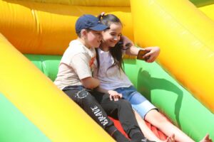 Kolorowy Świat Dziecka - festyn dla dzieci niesłyszących w Olsztynie, ul.M.Grzegorzewskiej