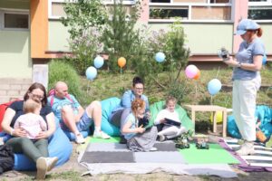 Kolorowy Świat Dziecka - festyn dla dzieci niesłyszących w Olsztynie, ul.M.Grzegorzewskiej