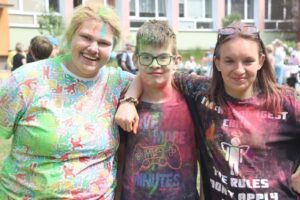 Kolorowy Świat Dziecka - festyn dla dzieci niesłyszących w Olsztynie, ul.M.Grzegorzewskiej