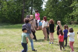 Kolorowy Świat Dziecka - festyn dla dzieci niesłyszących w Olsztynie, ul.M.Grzegorzewskiej