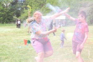 Kolorowy Świat Dziecka - festyn dla dzieci niesłyszących w Olsztynie, ul.M.Grzegorzewskiej