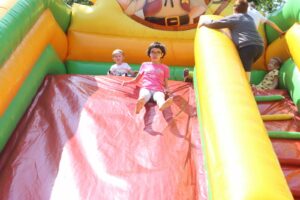 Kolorowy Świat Dziecka - festyn dla dzieci niesłyszących w Olsztynie, ul.M.Grzegorzewskiej