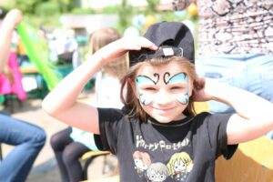 Kolorowy Świat Dziecka - festyn dla dzieci niesłyszących w Olsztynie, ul.M.Grzegorzewskiej