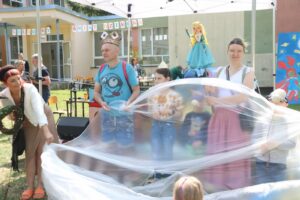 Kolorowy Świat Dziecka - festyn dla dzieci niesłyszących w Olsztynie, ul.M.Grzegorzewskiej