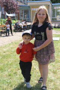 Kolorowy Świat Dziecka - festyn dla dzieci niesłyszących w Olsztynie, ul.M.Grzegorzewskiej