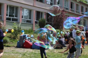 Kolorowy Świat Dziecka - festyn dla dzieci niesłyszących w Olsztynie, ul.M.Grzegorzewskiej