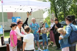 Kolorowy Świat Dziecka - festyn dla dzieci niesłyszących w Olsztynie, ul.M.Grzegorzewskiej