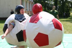 Kolorowy Świat Dziecka - festyn dla dzieci niesłyszących w Olsztynie, ul.M.Grzegorzewskiej