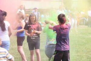 Kolorowy Świat Dziecka - festyn dla dzieci niesłyszących w Olsztynie, ul.M.Grzegorzewskiej