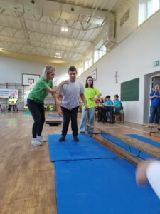 Kacper na Olimpiadzie Specjalnej